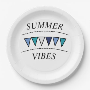 Funny Bunting Summer Vibes Papieren Bordje