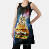 Funny burger cat space schort (Insitu)