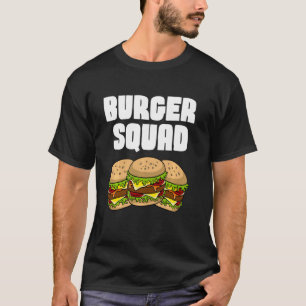 Funny Burger voor Mannen Hamburger Cheeseburger T-shirt