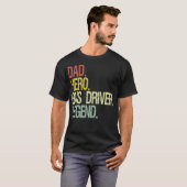 Funny bus driver dad t-shirt (Voorkant volledig)