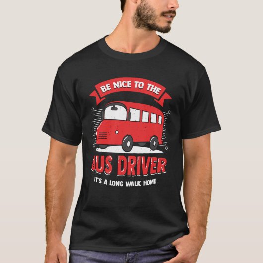 Funny Bus Driver Operator Cadeft T-shirt (Voorkant)