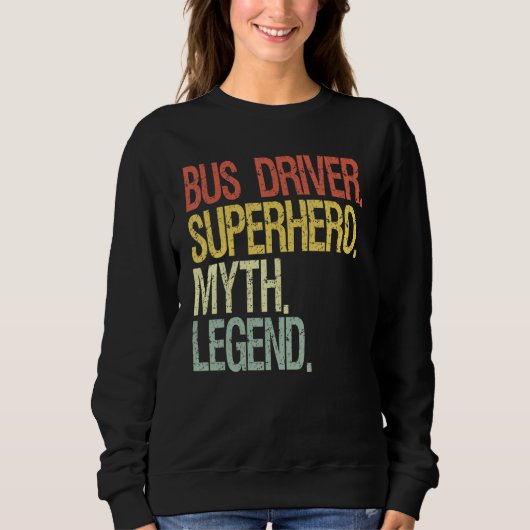 Funny Bus Driver Trui (Voorkant)