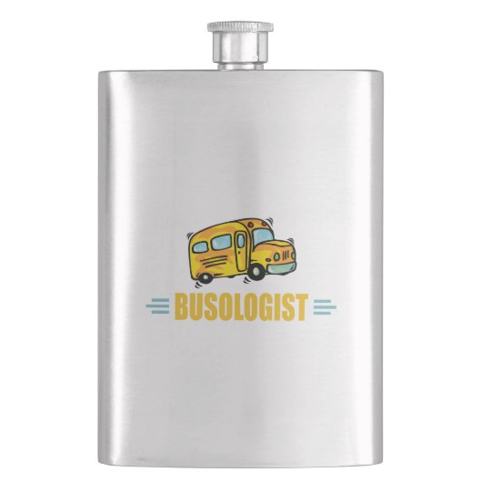 Funny Bus Heupfles (Voorkant)
