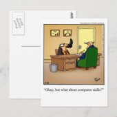 Funny Business Humor Briefkaart (Voorkant / Achterkant)