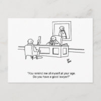Funny Business Humor Briefkaart