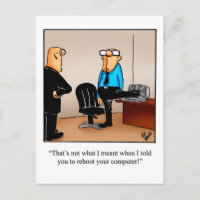 Funny Business Humor Briefkaarten