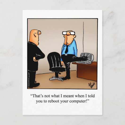 Funny Business Humor Briefkaarten (Voorkant)