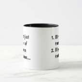 Funny Business Intelligence Joke BI Quote Slogan Mok (Midden)