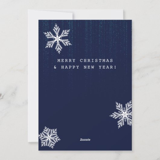 Funny Business Jaar in Review Engineer Kerst Feestdagenkaart (Achterkant)