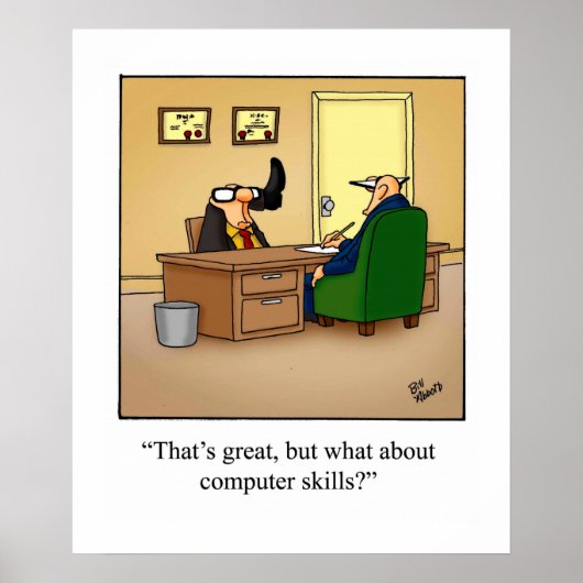 Funny Business Office Humor Poster (Voorkant)