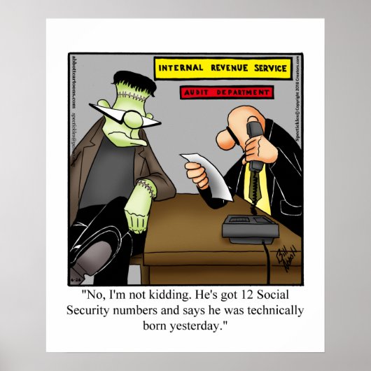 Funny Business Office Humor Poster (Voorkant)