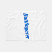 Funny Buttfingerer Tee Butt Fingerer Halloween Emb Fleece Deken (Voorkant (Horizontaal))