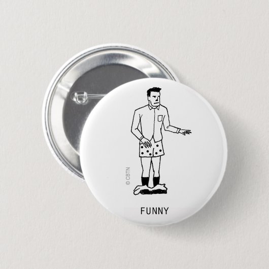 Funny - BUTTON (Voorkant /achterkant)