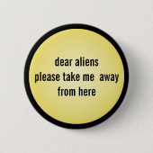 Funny Button Aliens Meme (Voorkant)