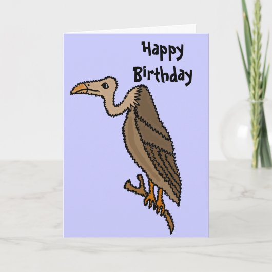 Funny Buzzard carte d'anniversaire (Devant)