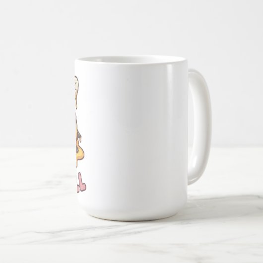Funny Buzzkill Tired Bee Coffee Mug (Devant droit)