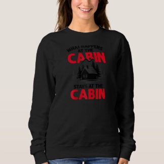 Funny Cabin for Men Cool Camper Cabin Campi Trui