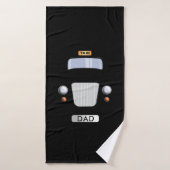 Funny Cabine de taxi noir serviette de bain person (Serviette de bain)