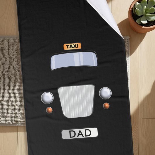 Funny Cabine de taxi noir serviette de bain person