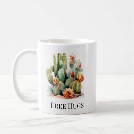 Funny Cactus Gratis Hugs Tuin Huis Planten Pots Koffiemok (Links)