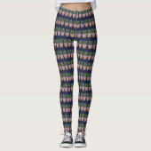 Funny Cactus Maman Motif Jardinage Leggings (Devant)