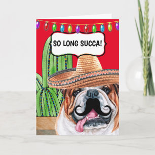 Funny cactus zo lang achtereen Mexicaanse hond Kaart