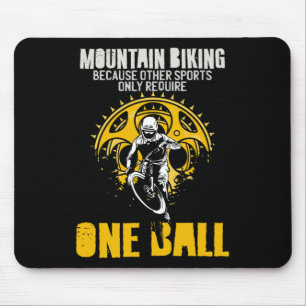 Funny cadeau voor heren die mountainbiken - Mounta Muismat