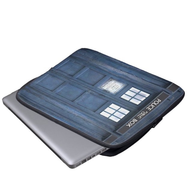 Funny Call Box-laptophoes Laptop Sleeve (Voorkant onderkant)