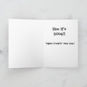 Funny Camel Carte de Nouvel An, PAR-TAY comme son  (Intérieur)