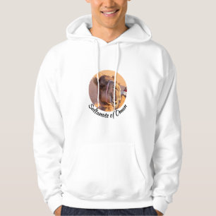 Funny Camel head in Oman Wahiba woestijn Hoodie