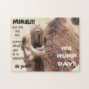 Funny Camel "hump day" Raad eens hoe het nu MIKE i Legpuzzel