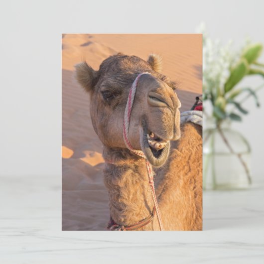 Funny Camel Kaart (Staand voorkant)