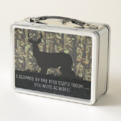 Funny Camo Deer Hunting Buck Lunchbox (Achterkant)