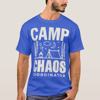 Funny CampCamping Chaos Coordinator Hiking Adventu T-shirt