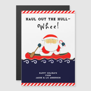 Funny Camping Canoë Cartes de fin de année