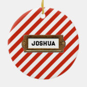 Funny Camping Canoe Keepomwille Keramisch Ornament (Achterkant)