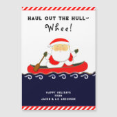 Funny Camping Canoeing Holiday Cards (Voorkant)