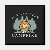 Funny Camping Gift Magneet (Voorkant)