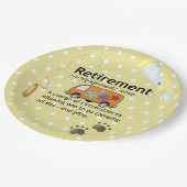 Funny Camping Retirement Definition Papieren Bordje (Gekanteld)