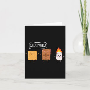 Funny Camping Roasting Bonfire Adventure Kaart