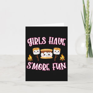 Funny Camping Smores Girls heeft nog meer flauw ge Kaart