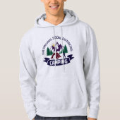 Funny Camping Sweat - shirt à capuche (Devant)