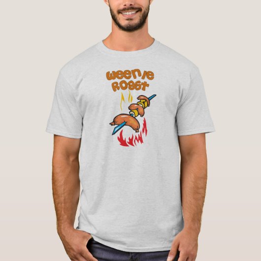 Funny Camping T-shirt (Voorkant)