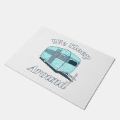 Funny Camping We slapen rond RV Deurmat (Schuin)