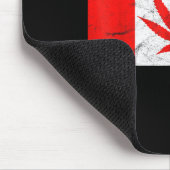 Funny Canada &amp; Weed Leaf! Canadian New Flag Jo Muismat (Hoek)