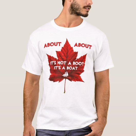 Funny Canada T-Shirt Canada Souvenir Shirten (Voorkant)