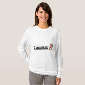 Funny Canadian Beaver T-shirt (Voorkant volledig)