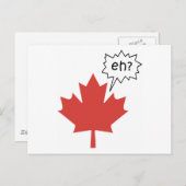 Funny Canadian Briefkaart (Voorkant / Achterkant)