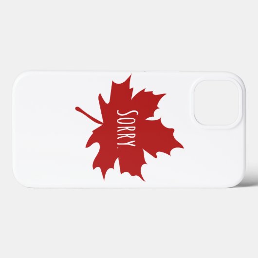 Funny Canadian Case-Mate iPhone Case (Achterkant (horizontaal))