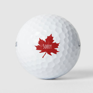 Funny Canadian Golfballen